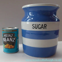Load image into Gallery viewer, 1930s Cornishware Storage Jar: Sugar
