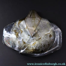 Load image into Gallery viewer, VERY LARGE 1990s Isle of Wight Studio ‘Azurene’ Fish Vase with Original Label (Timothy Harris; c 2009)

