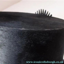 Load image into Gallery viewer, VERY LARGE Genuine Victorian Antique Top Hat. Size 7 1/4+ RARE Coachman's Rosette
