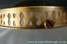Load image into Gallery viewer, VERY LARGE Vintage 1930s Satin Glass ART DECO Light Shade in the Form of a Flaming Torch.
