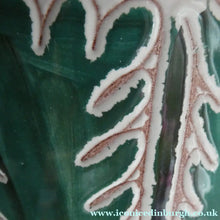 Load image into Gallery viewer, VERY LARGE Vintage 1950s / 60s NORWEGIAN Vase with Deer Decoration by Elle Pottery
