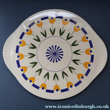 Load image into Gallery viewer, Very Large Vintage 1960s WEST GERMAN Cake Plate by Grunstadt Keramik - European Ceramics
