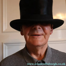 Load image into Gallery viewer, VERY LARGE Vintage TOP HAT / DRESSAGE HAT by “F. DE FRANCISCO, MADRID “.  Good Condition
