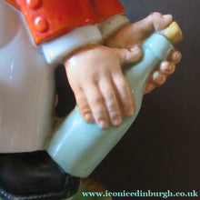 Load image into Gallery viewer, 1920s SCHAFER &amp; VATER Nipper Flask or Bottle in the Form of a Comical Monkey Opening a Bottle
