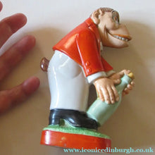 Load image into Gallery viewer, 1920s SCHAFER &amp; VATER Nipper Flask or Bottle in the Form of a Comical Monkey Opening a Bottle
