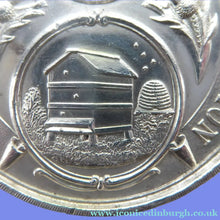 Load image into Gallery viewer, 1927 SCOTTISH BEEKEEPERS ASSOCIATION Hallmarked Solid Silver Medal for the Honey Show. Good Vintage Condition
