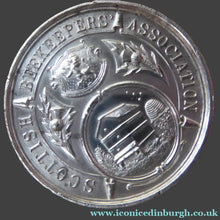 Load image into Gallery viewer, 1927 SCOTTISH BEEKEEPERS ASSOCIATION Hallmarked Solid Silver Medal for the Honey Show. Good Vintage Condition
