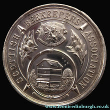 Load image into Gallery viewer, 1927 SCOTTISH BEEKEEPERS ASSOCIATION Hallmarked Solid Silver Medal for the Honey Show. Good Vintage Condition
