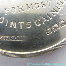 Load image into Gallery viewer, 1927 SCOTTISH BEEKEEPERS ASSOCIATION Hallmarked Solid Silver Medal for the Honey Show. Good Vintage Condition
