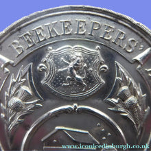 Load image into Gallery viewer, 1927 SCOTTISH BEEKEEPERS ASSOCIATION Hallmarked Solid Silver Medal for the Honey Show. Good Vintage Condition

