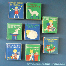 Load image into Gallery viewer, Rare 1930s TIPPENNY TUPPENCE Miniature Children's Books. EIGHT VOLUMES
