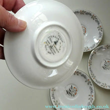 Load image into Gallery viewer, 1950s BONE CHINA Tea Set by ROYAL STAFFORDSHIRE. Vogue Pattern on Merlin Ware
