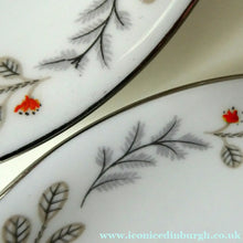 Load image into Gallery viewer, 1950s BONE CHINA Coffee Set by ROYAL STAFFORDSHIRE. Vogue Pattern on Merlin Ware
