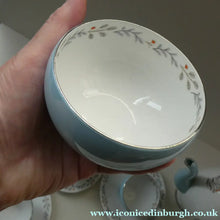 Load image into Gallery viewer, 1950s BONE CHINA Tea Set by ROYAL STAFFORDSHIRE. Vogue Pattern on Merlin Ware
