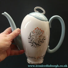 Load image into Gallery viewer, 1950s BONE CHINA Tea Set by ROYAL STAFFORDSHIRE. Vogue Pattern on Merlin Ware

