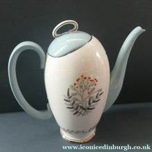 Load image into Gallery viewer, 1950s BONE CHINA Tea Set by ROYAL STAFFORDSHIRE. Vogue Pattern on Merlin Ware
