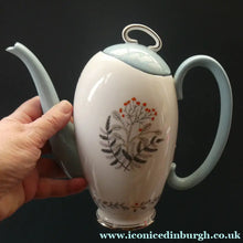 Load image into Gallery viewer, 1950s BONE CHINA Tea Set by ROYAL STAFFORDSHIRE. Vogue Pattern on Merlin Ware
