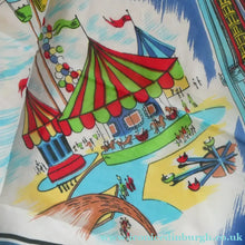 Load image into Gallery viewer, Very Rare 1962 World's Fair SEATTLE WASHINGTON Square Silk Scarf. Good Condition
