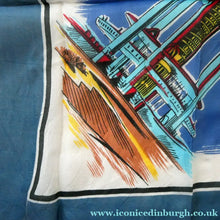 Load image into Gallery viewer, Very Rare 1962 World's Fair SEATTLE WASHINGTON Square Silk Scarf. Good Condition
