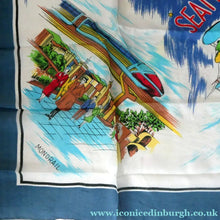 Load image into Gallery viewer, Very Rare 1962 World's Fair SEATTLE WASHINGTON Square Silk Scarf. Good Condition
