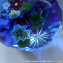 Load image into Gallery viewer, Very Rare. 1990 SCOTTISH Limited Edition of Only 90. Caithness Glass Paperweight: ROYAL BIRTHDAY BOUQUET by Allan Scott
