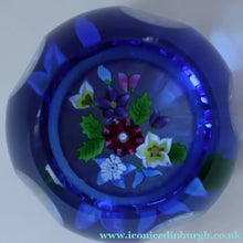 Load image into Gallery viewer, Very Rare. 1990 SCOTTISH Limited Edition of Only 90. Caithness Glass Paperweight: ROYAL BIRTHDAY BOUQUET by Allan Scott
