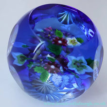 Load image into Gallery viewer, Very Rare. 1990 SCOTTISH Limited Edition of Only 90. Caithness Glass Paperweight: ROYAL BIRTHDAY BOUQUET by Allan Scott
