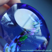 Load image into Gallery viewer, Very Rare. 1990 SCOTTISH Limited Edition of Only 90. Caithness Glass Paperweight: ROYAL BIRTHDAY BOUQUET by Allan Scott
