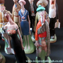 Load image into Gallery viewer, Very Rare Antique Bisque Porcelain SKINNY or Elongated Figurine by Schafer &amp; Vater: BLACKPOOL MERMAID - Schafer &amp; Vater
