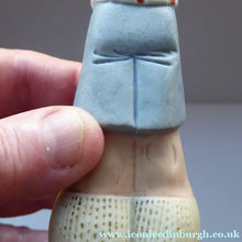Load image into Gallery viewer, Antique Bisque Porcelain SKINNY or Elongated Figurine by Schafer &amp; Vater: FOOTBALLER
