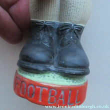 Load image into Gallery viewer, Very Rare Antique Bisque Porcelain SKINNY or Elongated Figurine by Schafer &amp; Vater: FOOTBALLER - Schafer &amp; Vater

