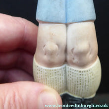 Load image into Gallery viewer, Antique Bisque Porcelain SKINNY or Elongated Figurine by Schafer &amp; Vater: FOOTBALLER
