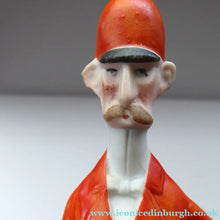 Load image into Gallery viewer, Very Rare Antique Bisque Porcelain SKINNY or Elongated Figurine by Schafer &amp; Vater: FOX HUNTER
