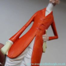Load image into Gallery viewer, Very Rare Antique Bisque Porcelain SKINNY or Elongated  Figurine by Schafer &amp; Vater: FOX HUNTER
