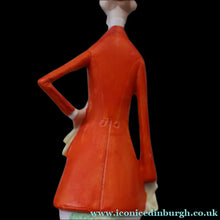 Load image into Gallery viewer, Very Rare Antique Bisque Porcelain SKINNY or Elongated  Figurine by Schafer &amp; Vater: FOX HUNTER
