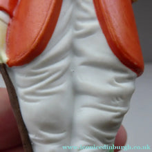 Load image into Gallery viewer, Very Rare Antique Bisque Porcelain SKINNY or Elongated Figurine by Schafer &amp; Vater: FOX HUNTER
