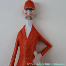 Load image into Gallery viewer, Very Rare Antique Bisque Porcelain SKINNY or Elongated  Figurine by Schafer &amp; Vater: FOX HUNTER
