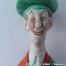 Load image into Gallery viewer, Very Rare Antique Bisque Porcelain SKINNY or Elongated  Figurine by Schafer &amp; Vater: LONDON SCOTTISH
