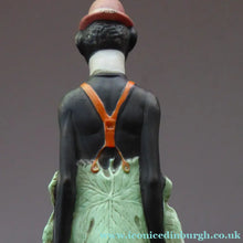 Load image into Gallery viewer, VERY Rare Antique Bisque Porcelain SKINNY or Elongated Figurine by Schafer &amp; Vater: MR ADAM 1 
