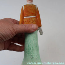 Load image into Gallery viewer, Very Rare Antique Bisque Porcelain SKINNY or Elongated  Figurine by Schafer &amp; Vater: MR MCNAB (Scotsman In Mini Kilt)

