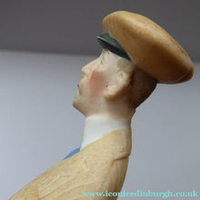 Load image into Gallery viewer, Very Rare Antique Bisque Porcelain SKINNY or Elongated Figurine by Schafer &amp; Vater: THE GOLFER
