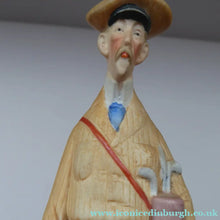 Load image into Gallery viewer, Very Rare Antique Bisque Porcelain SKINNY or Elongated Figurine by Schafer &amp; Vater: THE GOLFER
