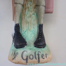 Load image into Gallery viewer, Very Rare Antique Bisque Porcelain SKINNY or Elongated  Figurine by Schafer &amp; Vater: THE GOLFER
