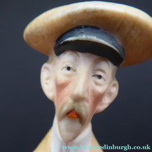 Load image into Gallery viewer, Very Rare Antique Bisque Porcelain SKINNY or Elongated Figurine by Schafer &amp; Vater: THE GOLFER
