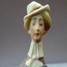 Load image into Gallery viewer, Antique Bisque Porcelain SKINNY or Elongated Figurine by Schafer &amp; Vater: THE LITTLE SHOE SHINER
