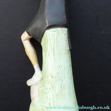 Load image into Gallery viewer, Very Rare Antique Bisque Porcelain SKINNY or Elongated Figurine by Schafer &amp; Vater: THE VICTOR (Footballer) 
