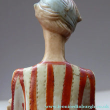 Load image into Gallery viewer, Very Rare Antique Bisque Porcelain SKINNY or Elongated Figurine by Schafer &amp; Vater: THE VICTOR (Footballer) 
