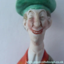 Load image into Gallery viewer, Very Rare Antique Bisque Porcelain SKINNY or Elongated  Figurine by Schafer &amp; Vater: LONDON SCOTTISH
