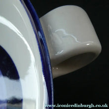 Load image into Gallery viewer, Arabia Paju Pattern 1960s Fruit Bowl with Twin Handles and Pedestal Base
