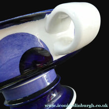 Load image into Gallery viewer, Arabia Paju Pattern 1960s Fruit Bowl with Twin Handles and Pedestal Base
